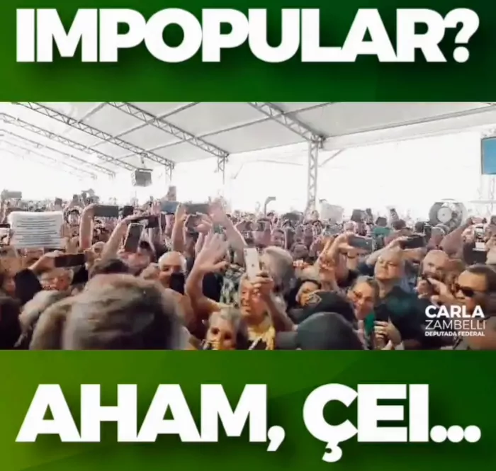 Imagem de chamada para Vídeo: Impopular? Bolsonaro junta multidão em São José dos Campos