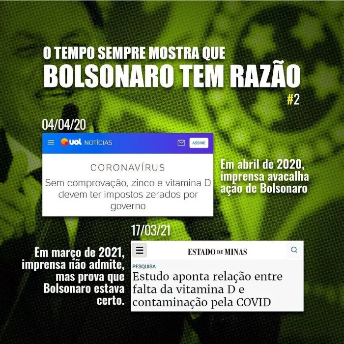 Vitamina D pode evitar contaminação por Covid