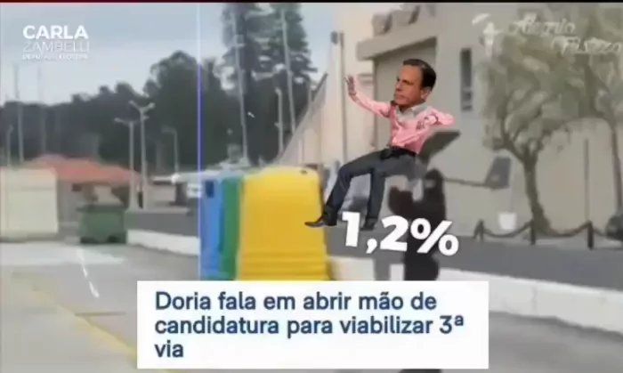 Imagem de chamada para Vídeo: Dória não decola e desiste de enfrentar Bolsonaro