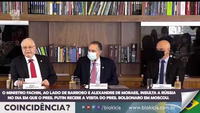 STF insulta Rússia no dia em que Bolsonaro visita o país