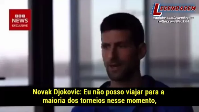 Imagem de chamada para Vídeo: Tenista Novak Djokovic fala sobre liberdade